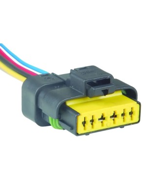 CHICOTE REPARO 6 VIAS PORTA FEMEA DUSTER