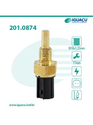 SENSOR DE TEMP DA AGUA CIVIC 1.7 16V 1.8 16V